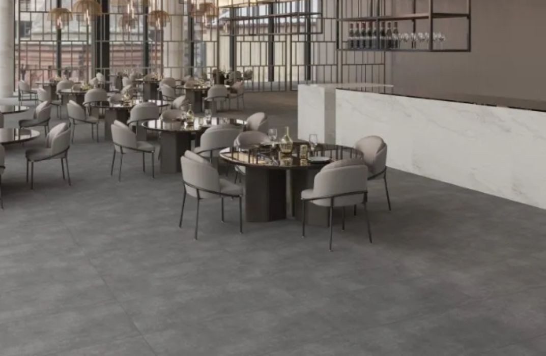 Ark ANTHRACITE 60x120X0.7 cm Matt Porcelain Tiles from £27.99 sq.m TS