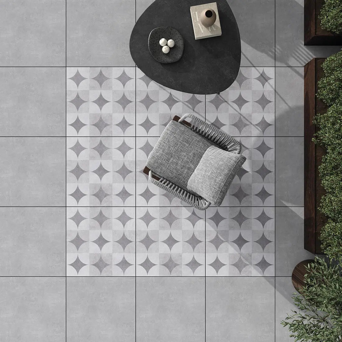 Ark Decor Matt 600x600x20mm Outdoor Porcelain Tiles Paving from £39.99 per sq.m - Vivido Tiles