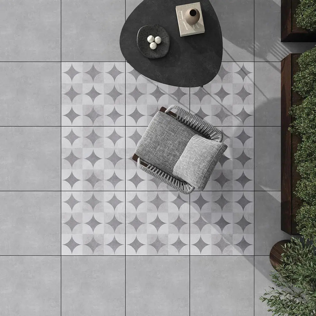 Ark Decor Matt 600x600x20mm Outdoor Porcelain Tiles Paving from £39.99 per sq.m - Vivido Tiles