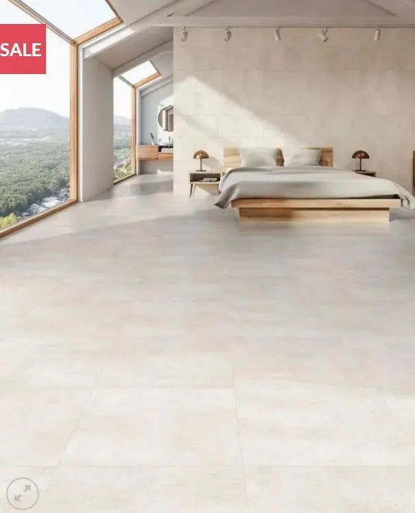 Ark IVORY 60x120X0.7 cm Matt Porcelain Tiles from £27.99 sq.m TS
