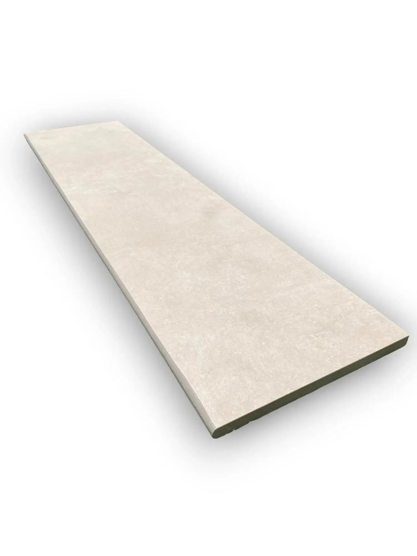 Siman Ivory Bullnose 300x1200x20 mm Outdoor Porcelain Tile £45.00 each Vivido Tiles UK 