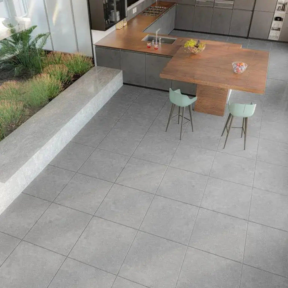 Ark Silver 600x600x20mm Outdoor Porcelain Tiles from £32.99 sq.m Bien
