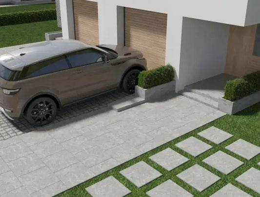 Art Grey 800x800x20mm Outdoor Porcelain Tiles Paving £35.60 per sq.m - Vivido Tiles uk