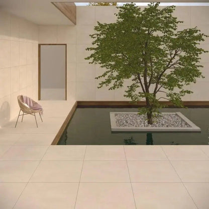 Ark ivory 600x600x20mm Outdoor Porcelain Tiles from £32.99 sq.m Bien