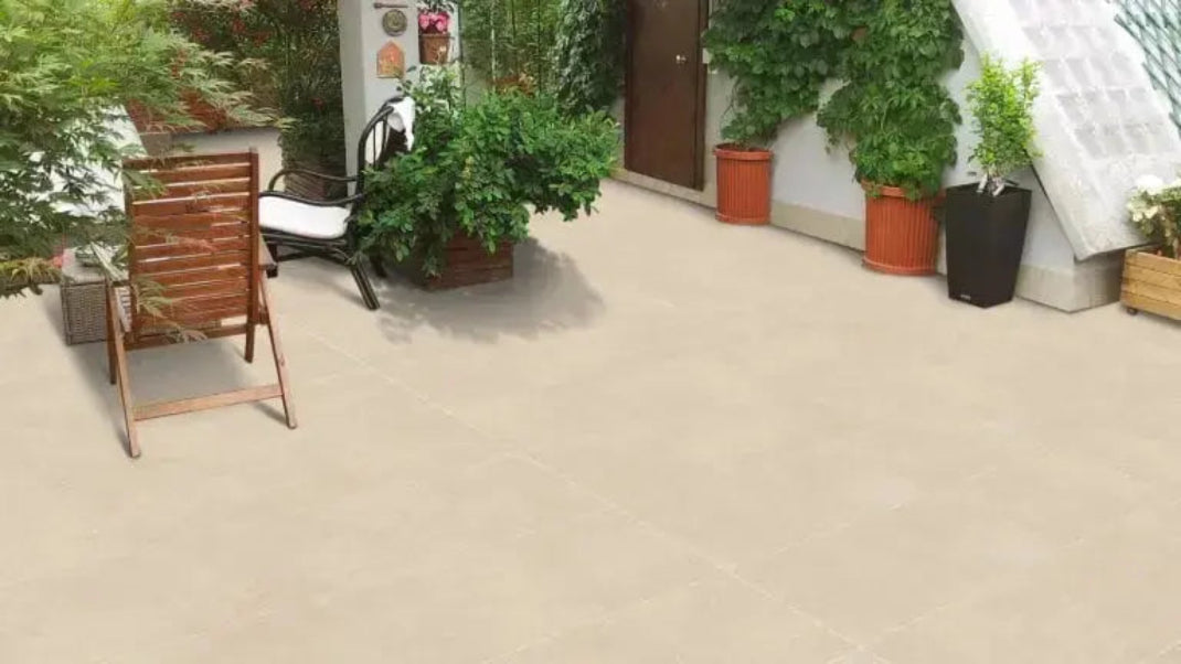 Ark ivory 600x600x20mm Outdoor Porcelain Tiles from £32.99 sq.m Bien