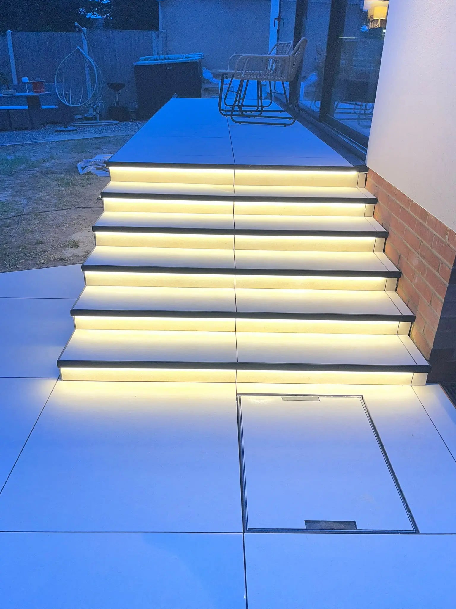 Ark Ivory 800x800x20mm Outdoor Porcelain Tiles Paving £35.60 per sq.m Bien