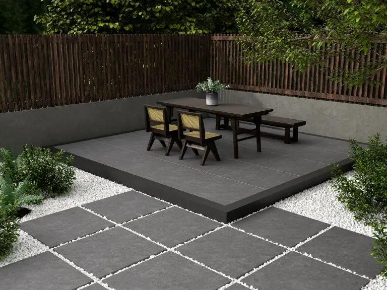 Art Dark 800x800x20mm Outdoor Porcelain Tiles Paving £35.60 per sq.m - Vivido Tiles