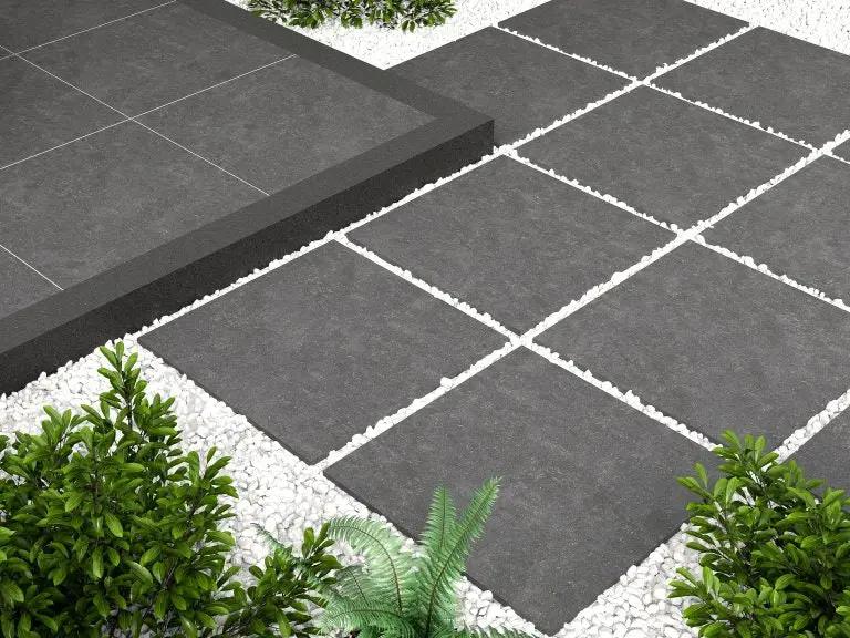 Art Dark 800x800x20mm Outdoor Porcelain Tiles Paving £35.60 per sq.m - Vivido Tiles