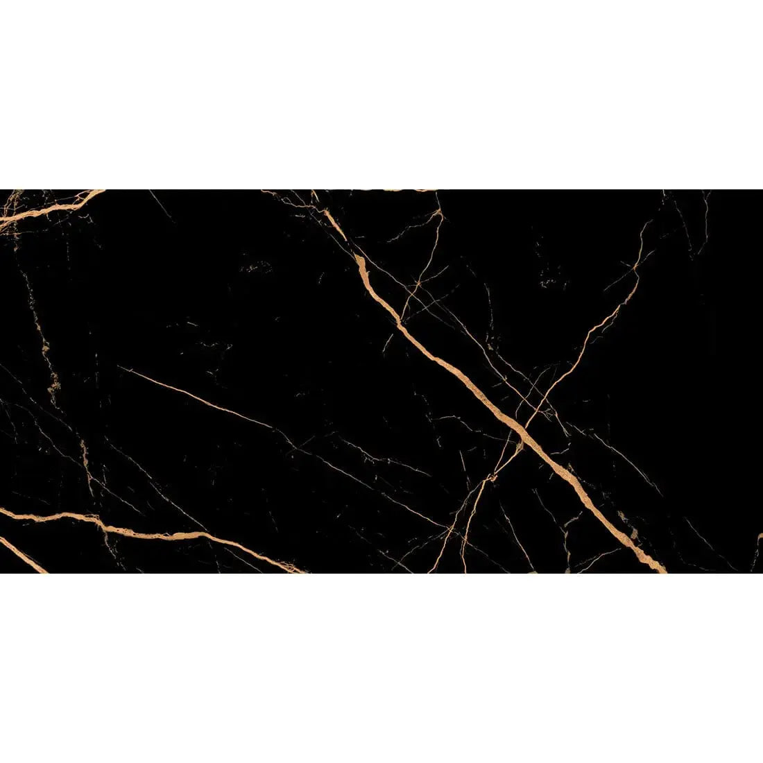 Atlas Black & Gold 60x60 cm Polished  Porcelain Tile £19.99 sq.m Vivido Tiles Uk 