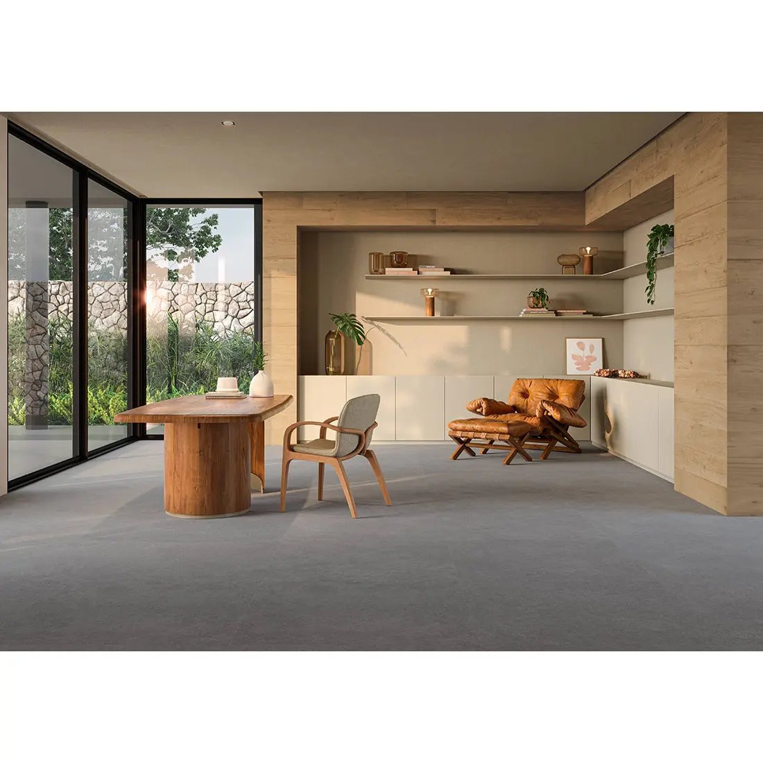 Bon Grafite 100x100 cm Plain porcelain tiles from £32.99 per sq.m - Vivido Tiles