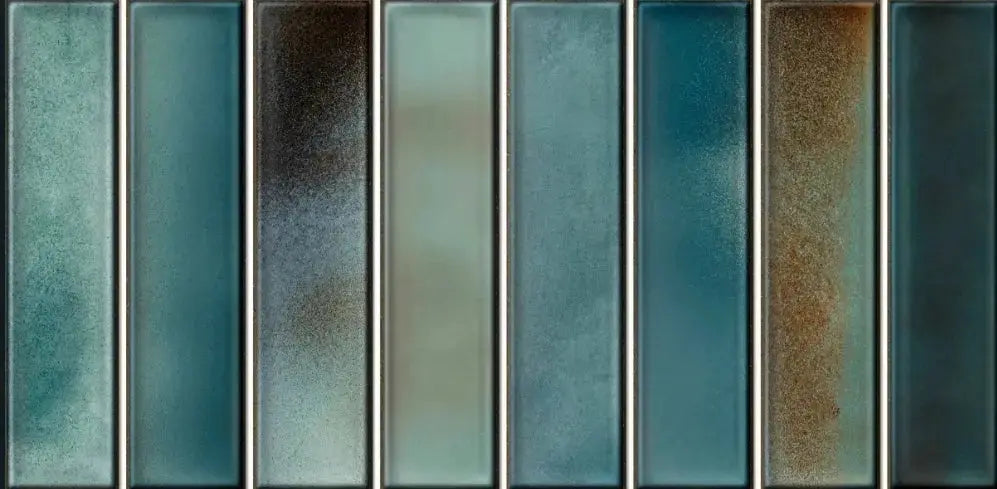 Bor Aqua 15x30 cm Rustic Feature wall Tiles from £37.99 sq.m vivido-tiles-uk