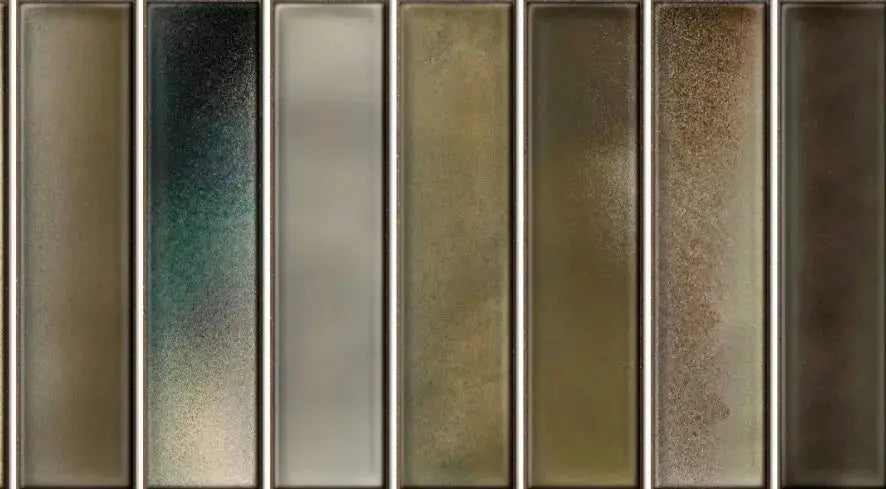 Bor Green  15x30 cm Rustic Feature wall Tiles from £37.99 sq.m vivido-tiles-uk