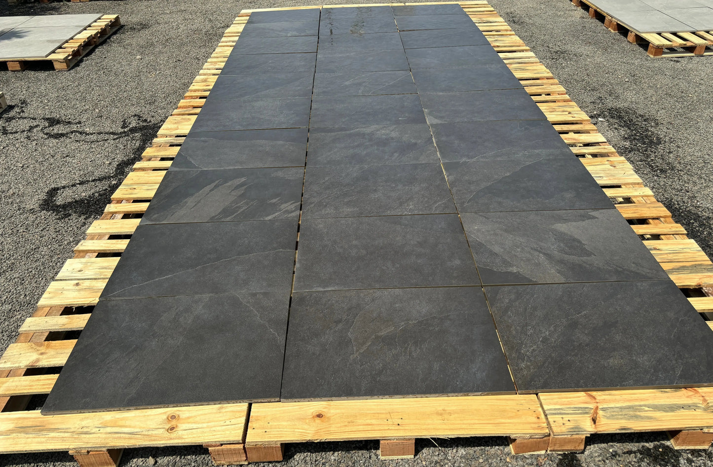 Brazilian Black Slate 600x900x20 mm Outdoor Porcelain Tiles Paving slabs ONLY £24.99 sq.m vivido-tiles-uk