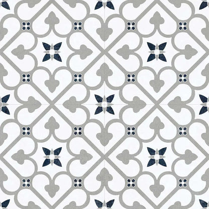 Brighton Grey 45 x 45 cm Retro Style porcelain Tile Vivido Tiles Harrogate 