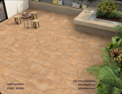 Buff Slate 600x900x20 mm Outdoor Porcelain Tiles Paving slabs ONLY £24.99 sq.m PAV