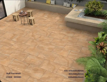 Buff Slate 600x900x20 mm Outdoor Porcelain Tiles Paving slabs ONLY £24.99 sq.m vivido-tiles-yorkshire