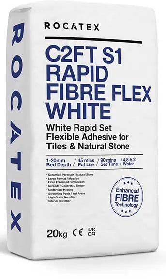 C2FT S1 Rapid Flex White wall & floor 20 kg Adhesive Rocatex