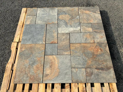 COPPER SLATE 600x900x20 mm Outdoor Porcelain Tiles Paving slabs ONLY £24.99 sq.m PAV