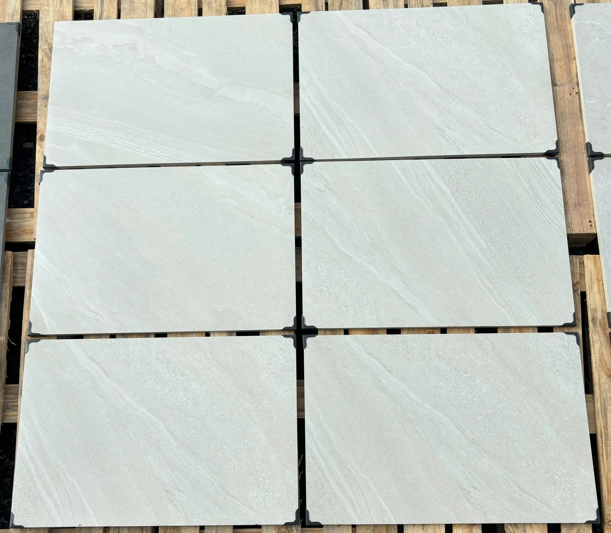 CROSS WHITE 600x900x20 mm Outdoor Porcelain Tiles Paving slabs ONLY £27.99 sq.m vivido-tiles-harrogate