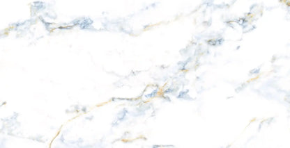 Calcatta Blue Veins polished 60x120 cm marble effect Porcelain Tiles from £34.99 sq.m Arts
