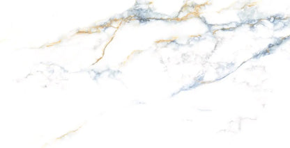 Calcatta Blue Veins polished 60x120 cm marble effect Porcelain Tiles from £34.99 sq.m Arts
