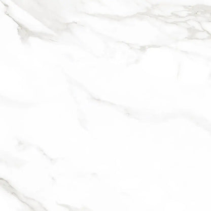Carrara White 120x120 cm Large Polished Porcelain Tiles. from £39.99 sq.m -Vivido-tiles-uk