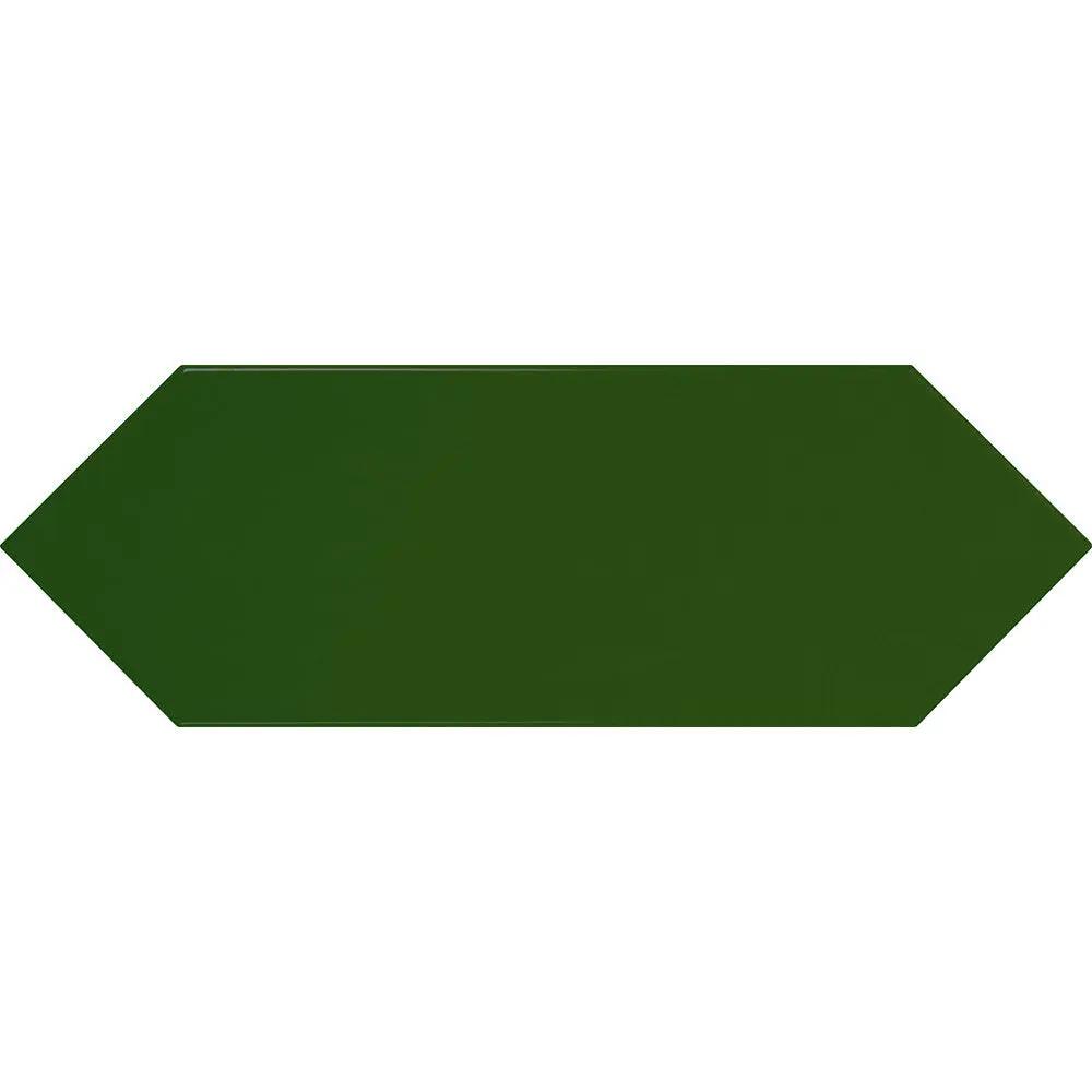 Cast Bottle Green Glazed Ceramic Wall Tile 100x300 mm £54.99 sq.m Vero