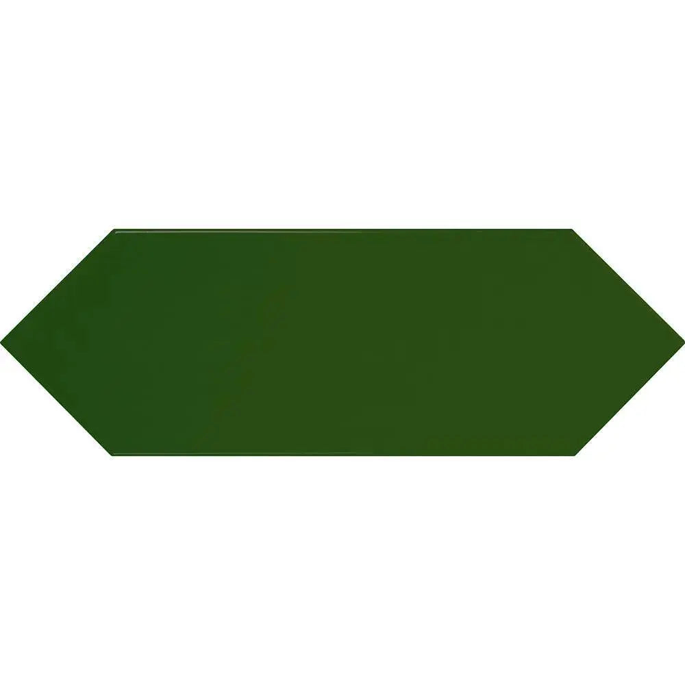 Cast Bottle Green Glazed Ceramic Wall Tile 100x300 mm £54.99 sq.m Vivido-tiles-harrogate