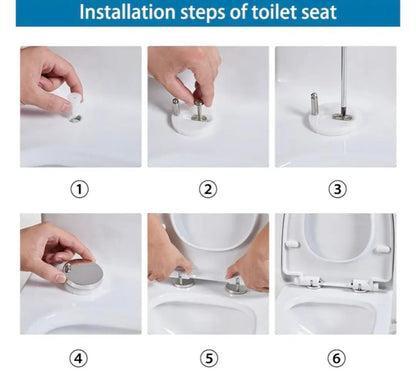 Close Coupled Toilet Square Ceramic White Short Projection Bathroom WC - Vivido Tiles
