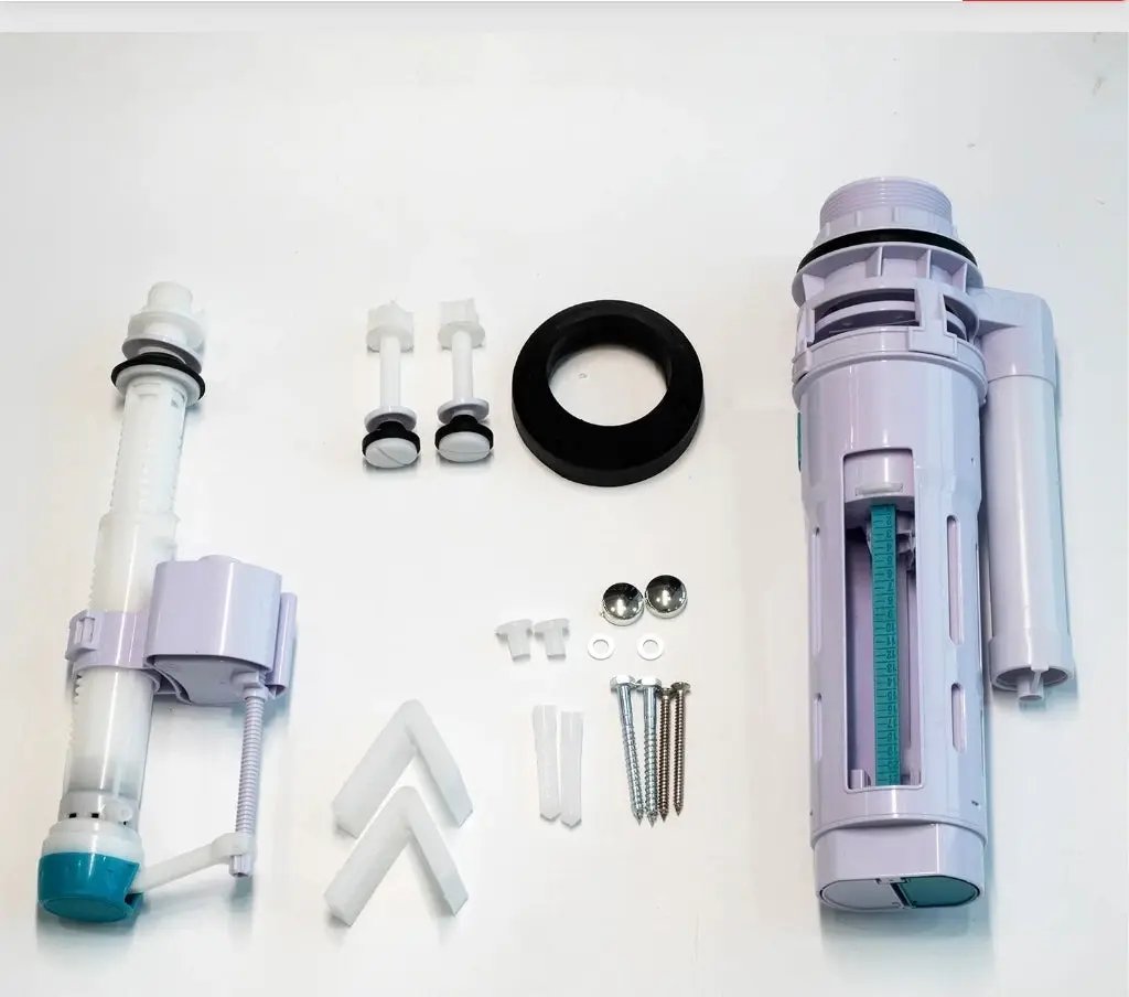 Close Coupled Toilet With White Soft Close Seat Dual Flush Square WC - Vivido Tiles