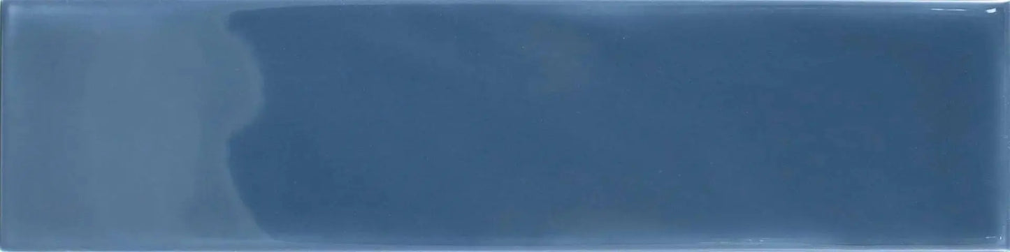 Crafted Gradient Plain Denim ceramic Wall Tile 75x300mm £64 sq.m Vivido-tiles-harrogate