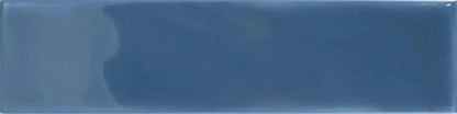 Crafted Gradient Plain Denim ceramic Wall Tile 75x300mm £64 sq.m Vivido-tiles-harrogate