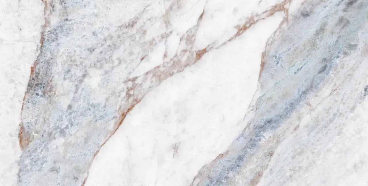 Cruz polished 60x120 cm marble effect Porcelain Tiles from £25.99 sq.m Arts