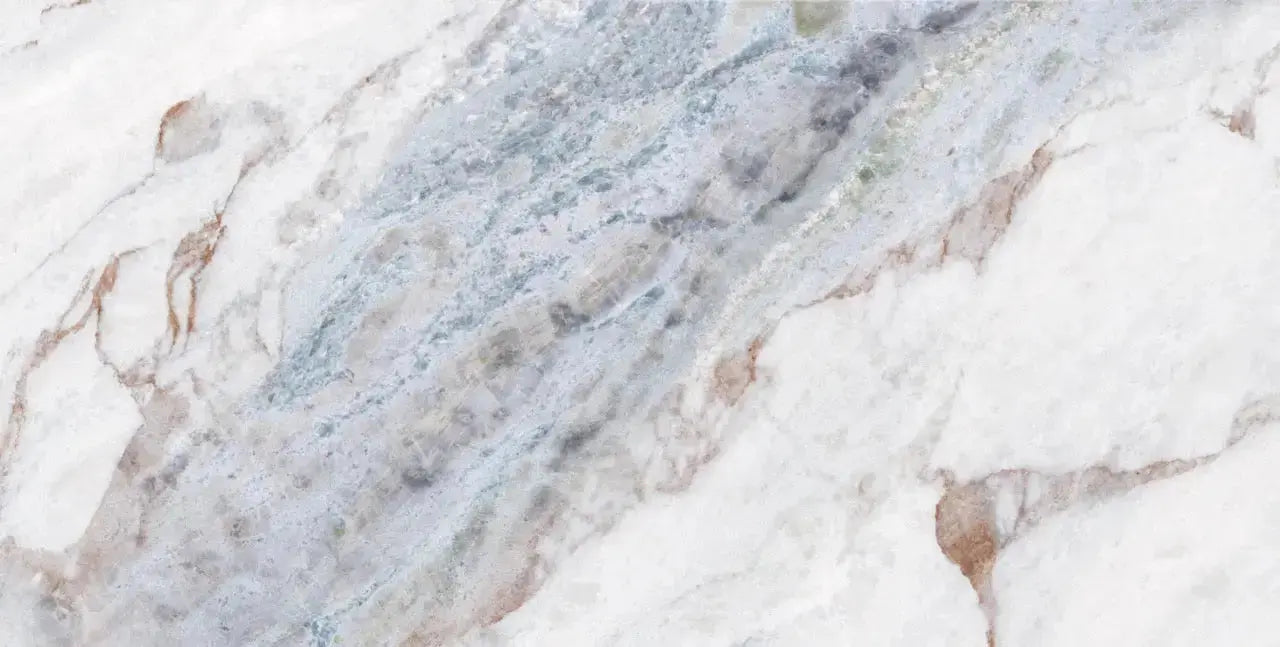 Cruz polished 60x120 cm marble effect Porcelain Tiles from £25.99 sq.m Arts