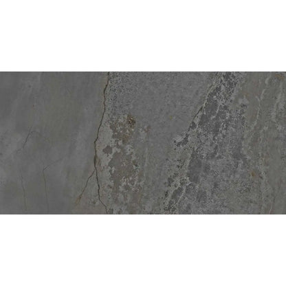 Dark Grey Planet 1198x598 mm Semi polished Porcelain wall & Floor Tiles £54.99 sq.m Vero
