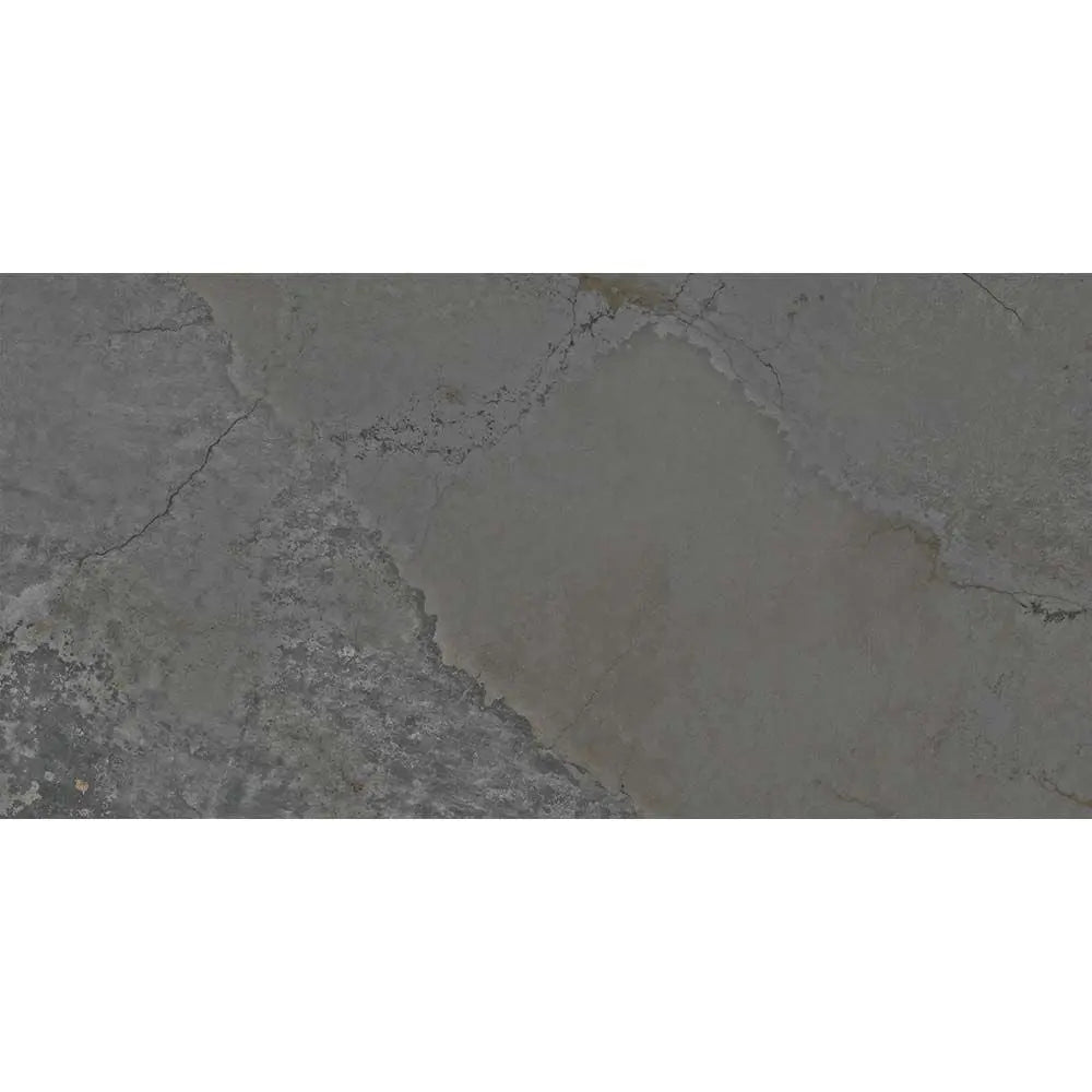 Dark Grey Planet 1198x598 mm Semi polished Porcelain wall & Floor Tiles £54.99 sq.m Vero