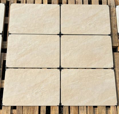 Dome Beige 600x900x20 mm Outdoor Porcelain Tiles Paving slabs ONLY £24.99 sq.m vivido-tiles-uk