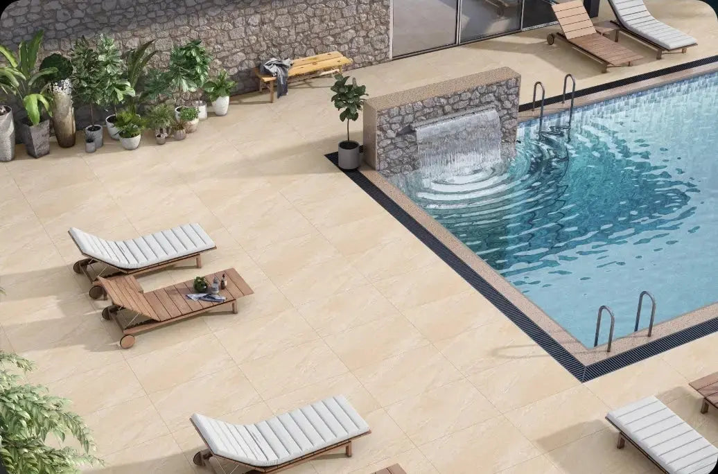 Dome Beige 600x900x20 mm Outdoor Porcelain Tiles Paving slabs ONLY £24.99 sq.m vivido-tiles-yorkshire