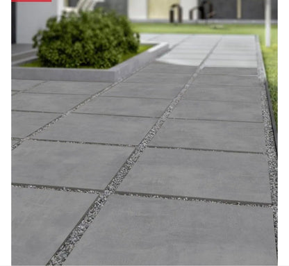 Driveway Outdoor Porcelain Tiles Stone Grey 600x600x30 mm concrete effect Bien