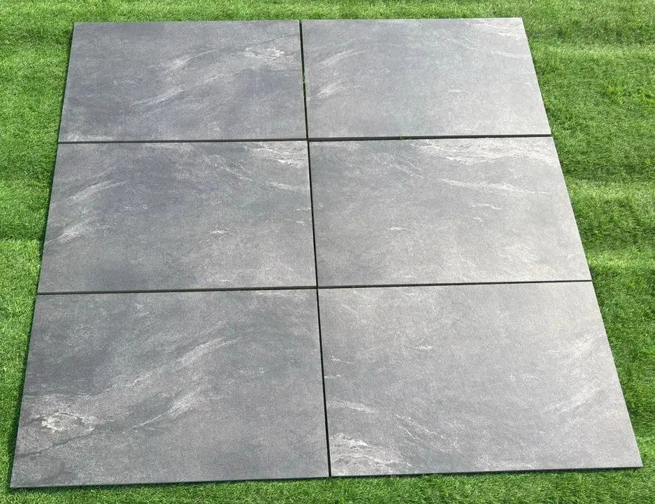 Earth Black 600x900x20 mm Outdoor Porcelain Tiles Paving slabs ONLY £24.99 sq.m PAV