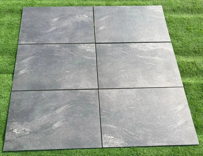 Earth Black 600x900x20 mm Outdoor Porcelain Tiles Paving slabs ONLY £24.99 sq.m PAV