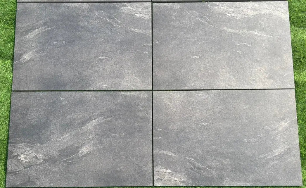 Earth Black 600x900x20 mm Outdoor Porcelain Tiles Paving slabs ONLY £24.99 sq.m vivido-tiles-harrogate