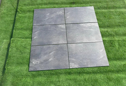 Earth Black 600x900x20 mm Outdoor Porcelain Tiles Paving slabs ONLY £24.99 sq.m vivido-tiles-uk