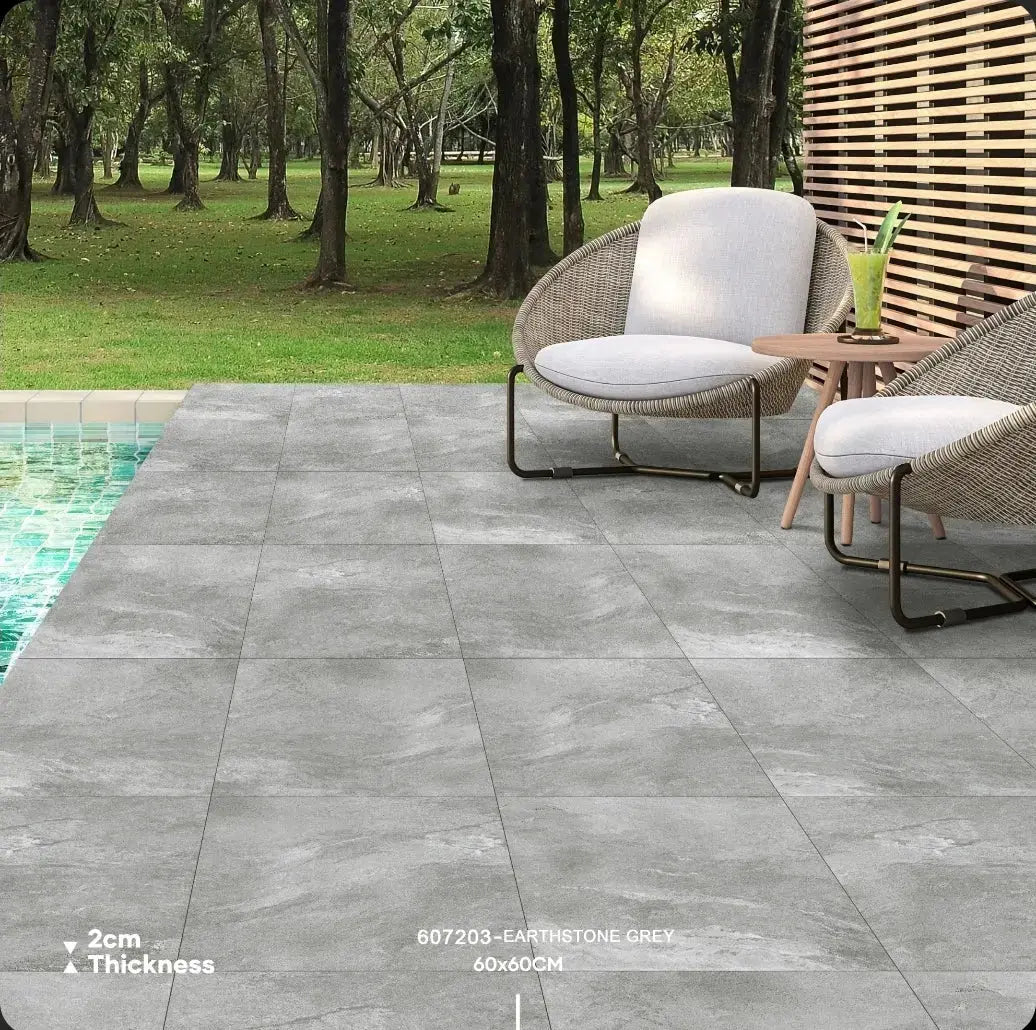 Earth Grey 600x900x20 mm Outdoor Porcelain Tiles Paving slabs ONLY £24.99 sq.m vivido-tiles-harrogate