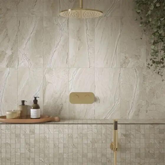 Earthsong Natural Anti Slip Matt Porcelain Tile 300x600 mm Wall & Floor £44.99 sq.m Vero
