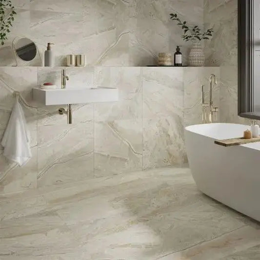 Earthsong Natural Anti Slip Matt Porcelain Tile 600x600 mm Wall & Floor £44.99 sq.m vivido-tiles-harrogate