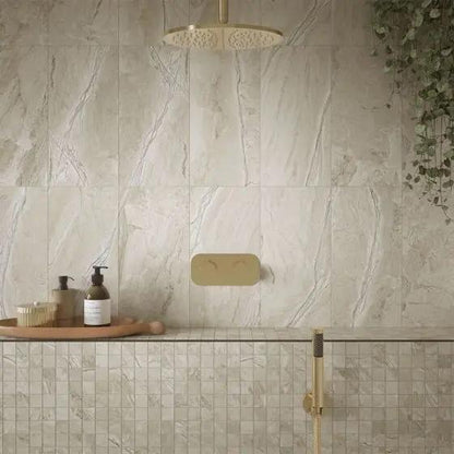 Earthsong Natural Anti Slip Matt Porcelain mosaic 300x300 mm Wall & Floor £17.99 each Vero