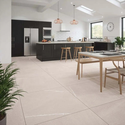 East Mink 100x100 cm marble effect porcelain tiles from £49.99 per sq.m Vero