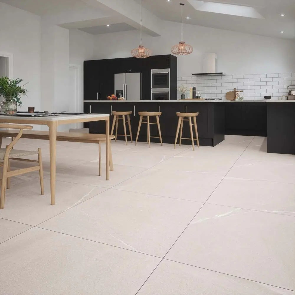 East Mink 100x100 cm marble effect porcelain tiles from £49.99 per sq.m Vero