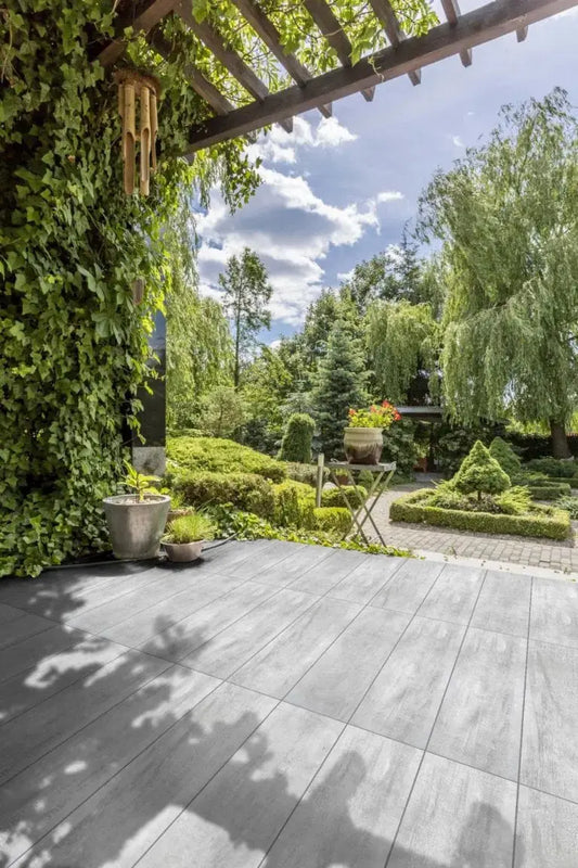 Anti Slip Forest Wood Silver  300x1200x20 mm Outdoor Porcelain Tiles from £38.40 Vivido Tiles Harrogate 